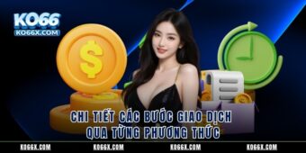 Chi tiết các bước giao dịch qua từng phương thức