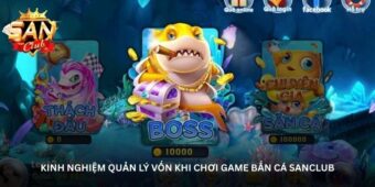 Kinh nghiệm quản lý vốn khi chơi game bắn cá Sanclub